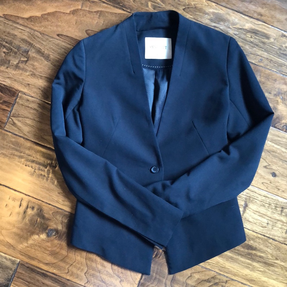 Navy blue blazer
